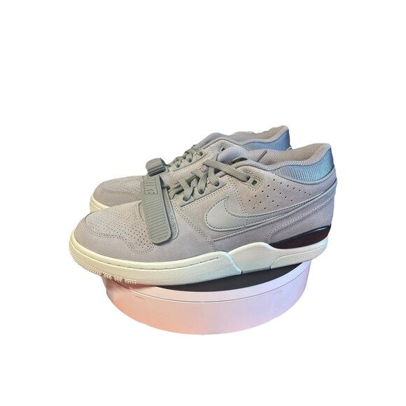 Nike Men’s Air Alpha Force 88’. Medium grey. Suede. Size 10m/11.5W Velcro Strap - Picture 2 of 11